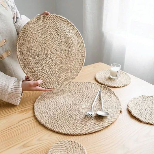 Individuales Naturales de Seagrass 36cm 🌿🍽️-STK-1128
