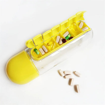 Botella con Pastillero 🚰💊.STK-652