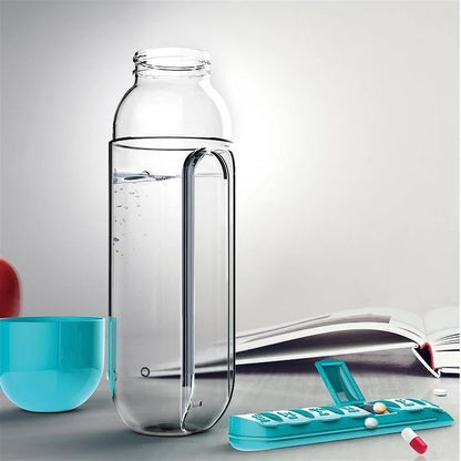 Botella con Pastillero 🚰💊.STK-652