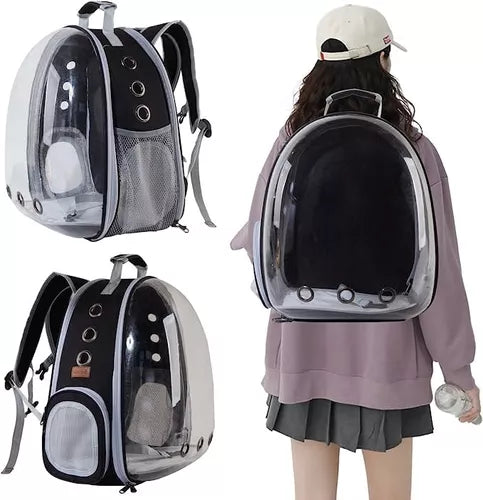 Mochila Transparente Mascotas 🐶🐱-STK-962